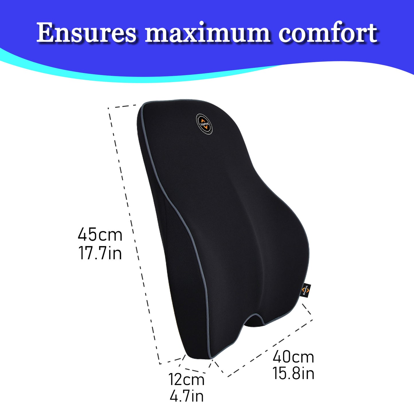 Lumbar Support Pillow for Car, Office, and Gaming Chair