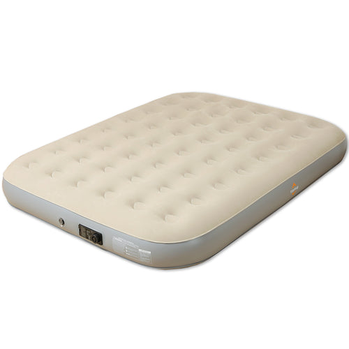 Double Airmattress-Queen Air Mattress with Built - in Electric Pump