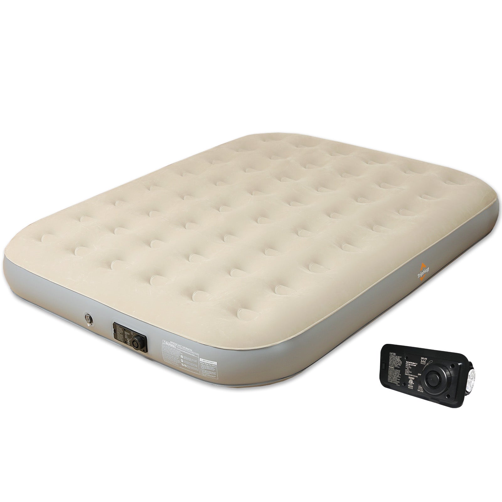 Double Airmattress-Queen Air Mattress with Built - in Electric Pump