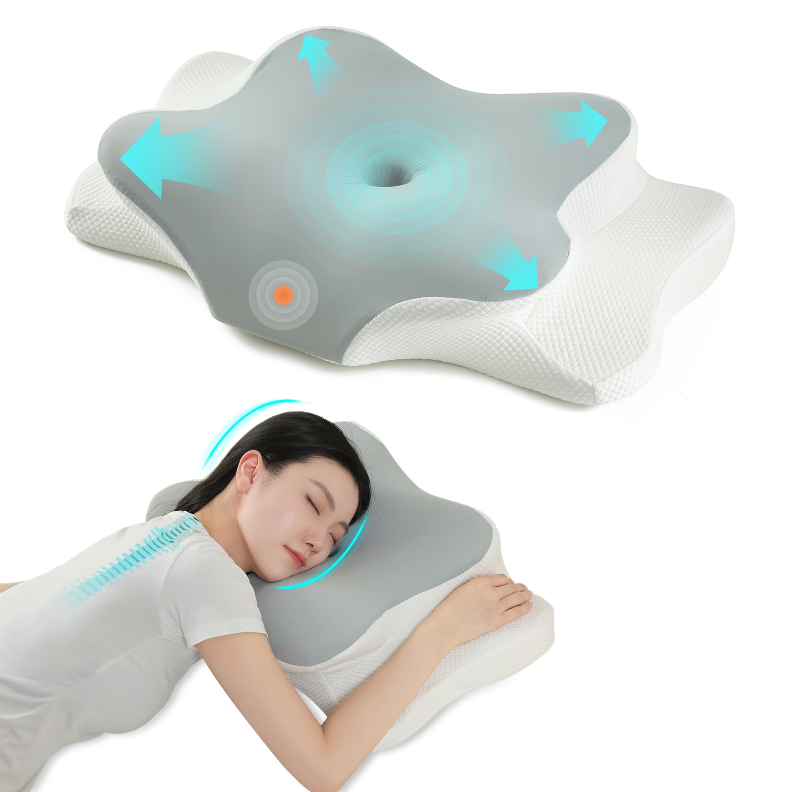 Butterfly-shaped pillow-Cervical Neck Pillow