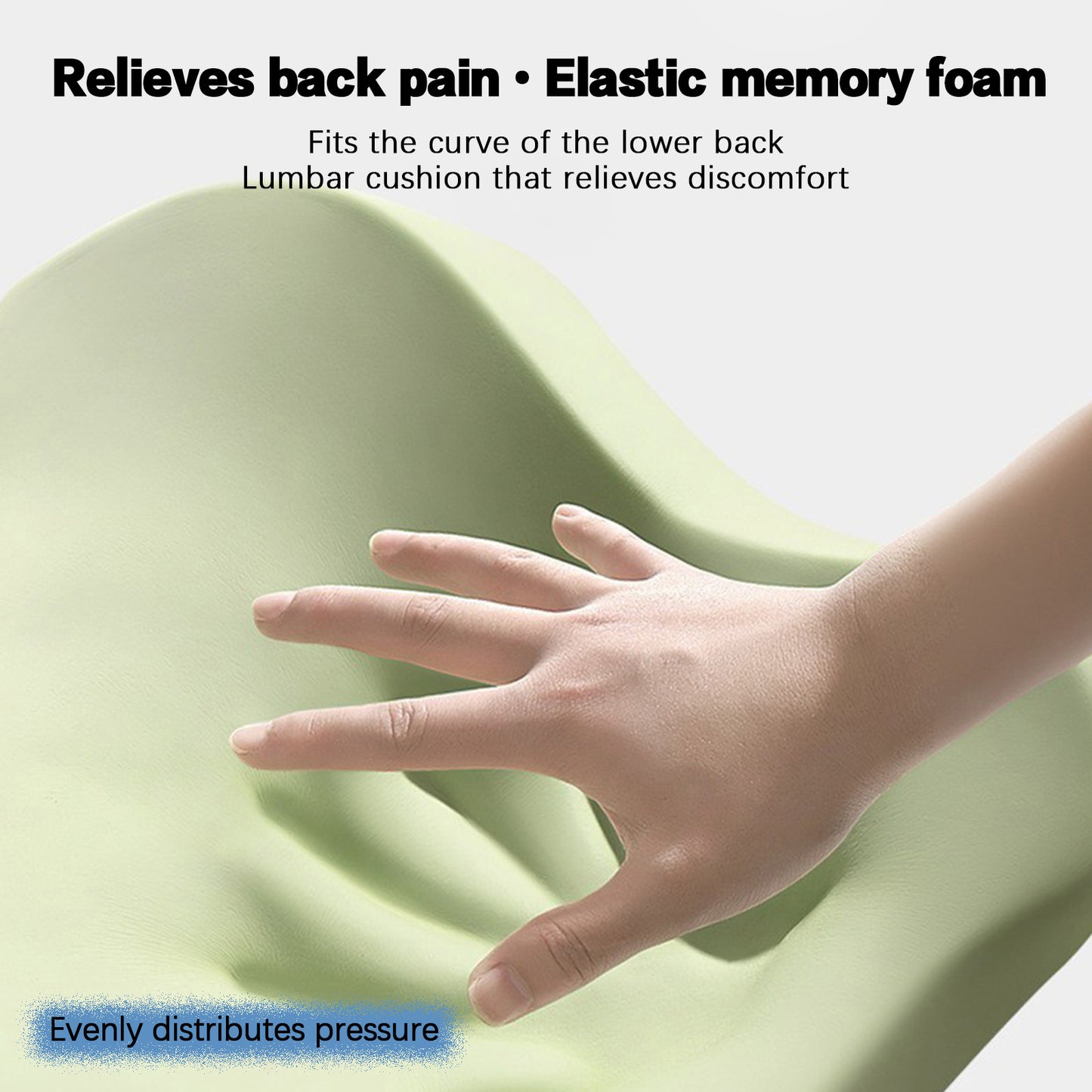 Memory Foam Lumbar Support Cushion