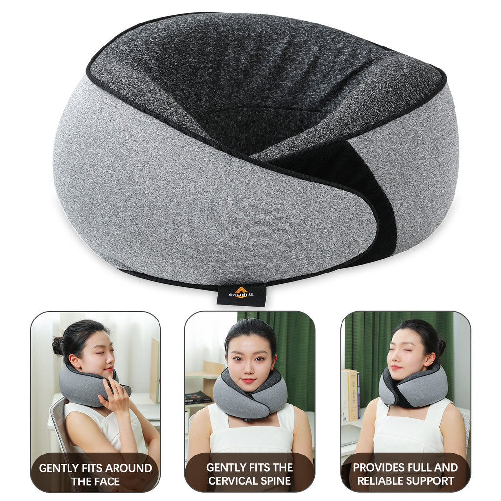 Travel Neck Pillow | Memory Foam Neck Pillow, New Portable U-Shaped Pillow