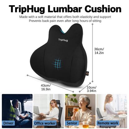 Memory Foam Lumbar Support Cushion