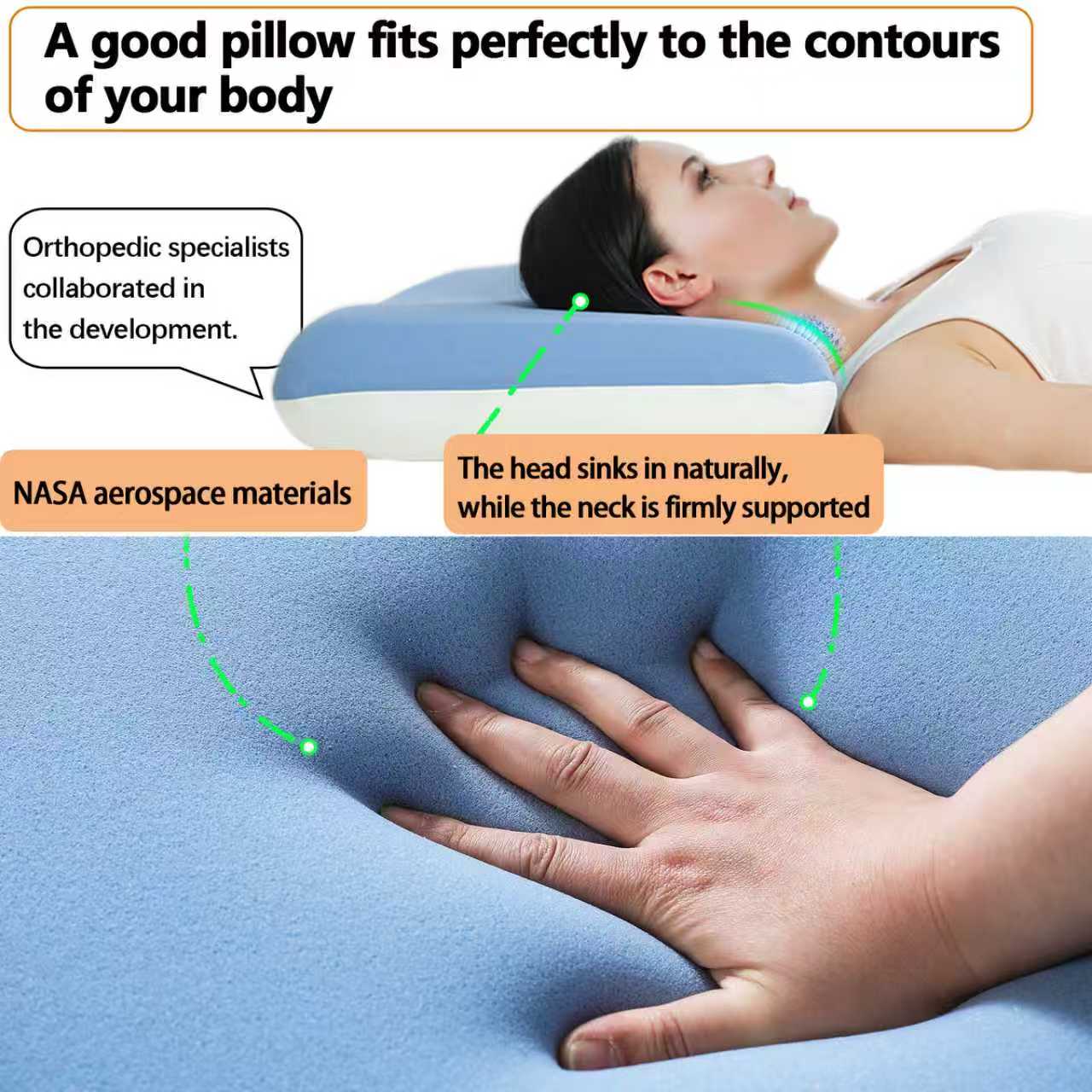 Cooling Memory Foam Pillow