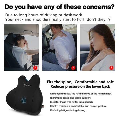 Memory Foam Lumbar Support Cushion